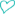 teal tiny heart icon